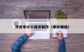 随州淳安审计小程序制作（审计微信）